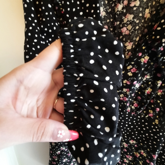 Zara Mini Dress With Contrast Print - Picture 14 of 14